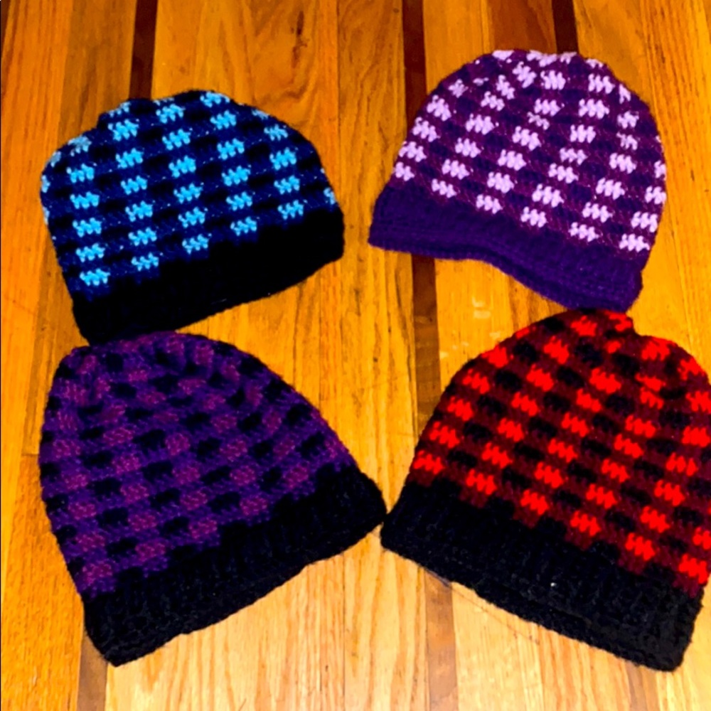 NWT handmade crotchet hats